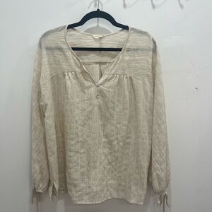 Lovestitch Beige Textured Top